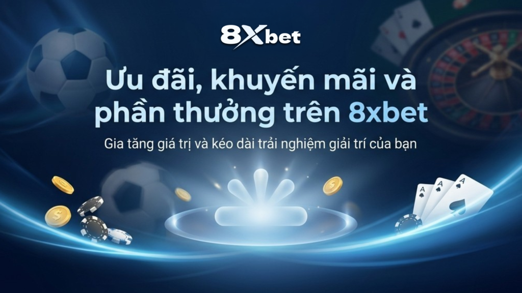 Thưởng, khuyến mãi và phần thưởng trên 8xbet